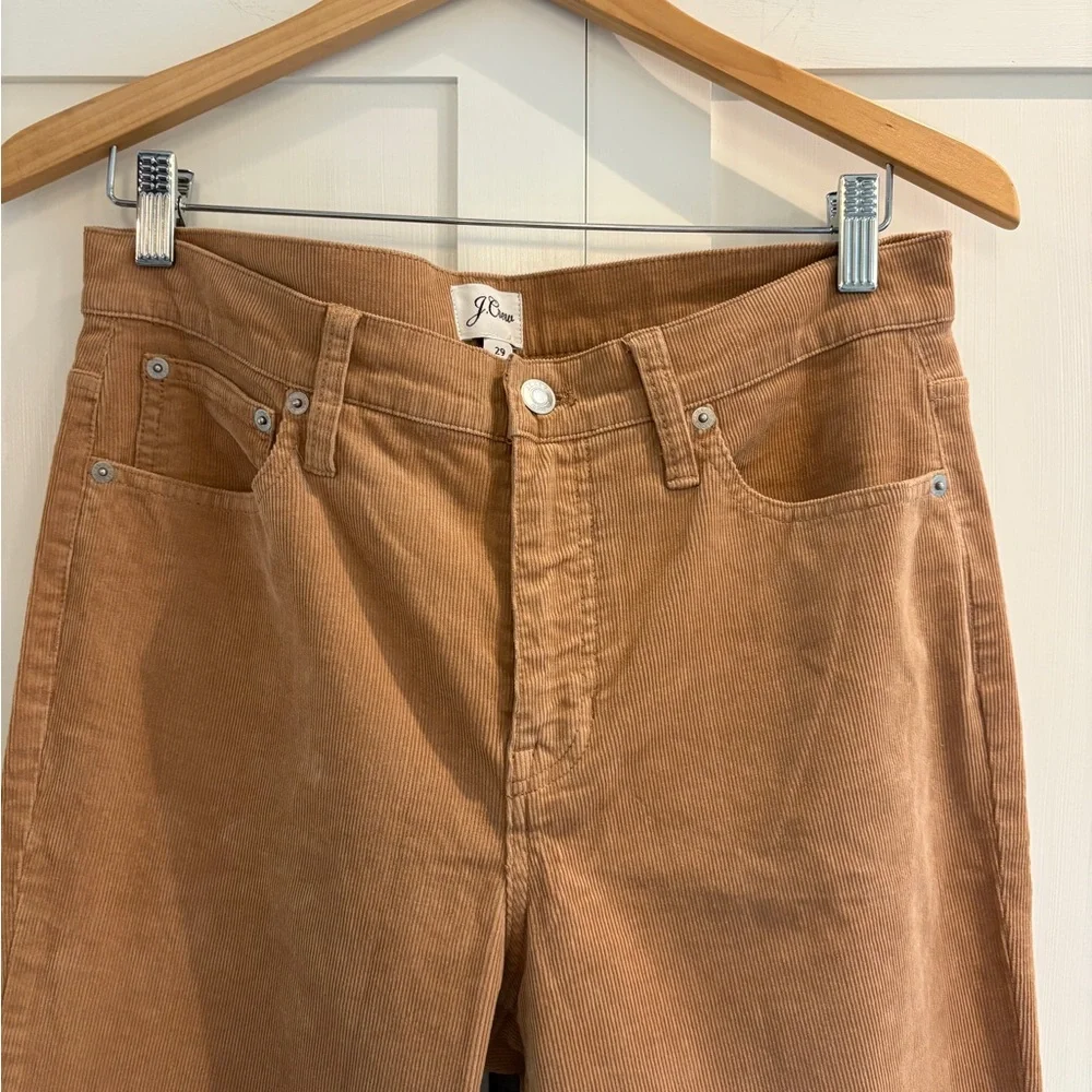 J. Crew Tan Corduroy Trousers size 29